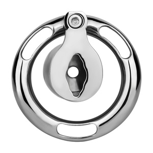 FRRK Cage de chasteté en métal avec plug anal, ceinture et cage urétrale plate inversée, Nouveau modèle 2026, Jouet sexuel BDSM pour hommes et sissies - Product Image 6