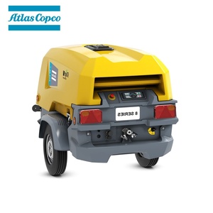 Compresseur d'air mobile diesel Atlas Copco complet, 7 bars, moteur Kubota, compatible avec <span class=keywords><strong>marteau</strong></span> pneumatique pour l'exploitation minière - Product Image 4