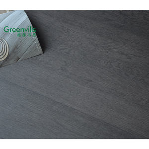 Suelo de madera de ingeniería de roble europeo, negro Simple, con pintura a mano, coloración de color, gran oferta en Europa, suelo de <span class=keywords><strong>parquet</strong></span> de madera maciza - Product Image 5