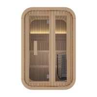 Une salle de sauna traditionnelle pour 2 à 4 personnes, équipée de chauffages de sauna haut de gamme, à prix réduits