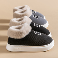 Bottes de neige pour hommes en peluche, chaussures d'intérieur et d'extérieur, nouvelles bottes de neige 2026, chaudes, antidérapantes, confortables