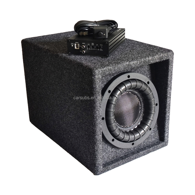 8 Inch Car Passive Subwoofer Speaker Ported Box with MonoBlock RMS 600W 2 Ohm Car Amplifier Class D