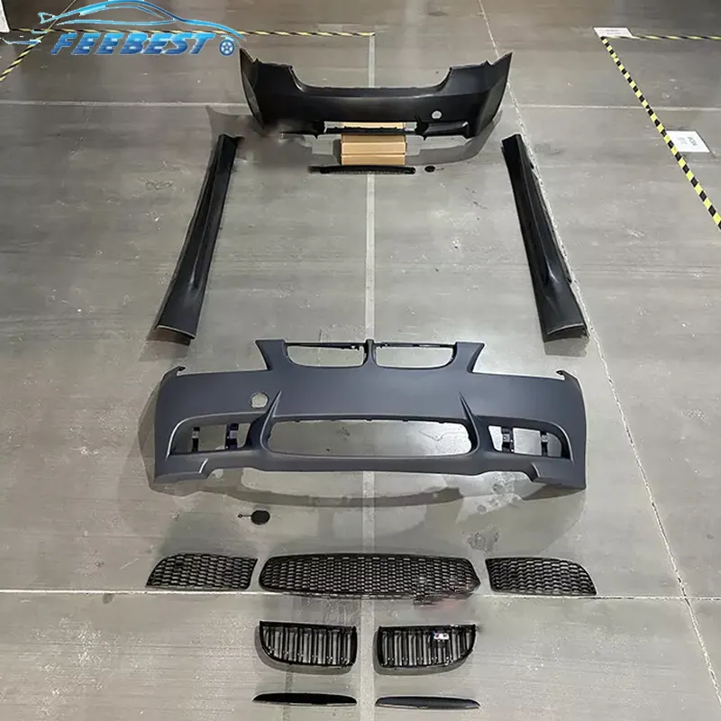 Kit carrozzeria paraurti in PP minigonne laterali tubo di scarico e parafango parafango ricambi Auto stile M3 per Bmw serie 3 2005-2008 E90 M3