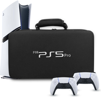Étui de rangement en EVA durable pour console PS5 Pro, étanche, portable, antichoc, sac de transport grande capacité avec fermeture éclair