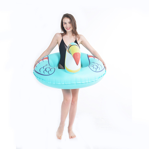Bouée gonflable géante en forme de <span class=keywords><strong>toucan</strong></span>, tube de natation en plastique flottant pour adultes - Product Image 4