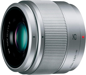 Pa nasonic สี่ในสาม25มม. สำหรับ F1.7ระบบเลนส์มาตรฐานโฟกัสเดี่ยวกล้องมิลเลอร์เลสเซ็นเซอร์ CMOS สีเงิน - Product Image 4