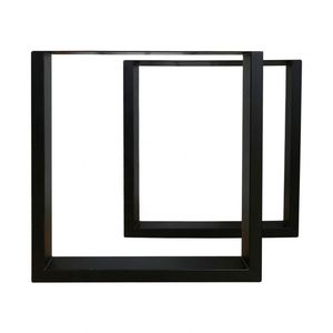 Heavy Duty Steel Industrial <b>Square</b> Cast Iron <b>Table</b> Legs for Hospital <b>Kitchen</b> Office Restaurant Dining Metal Furniture - Product Image 1
