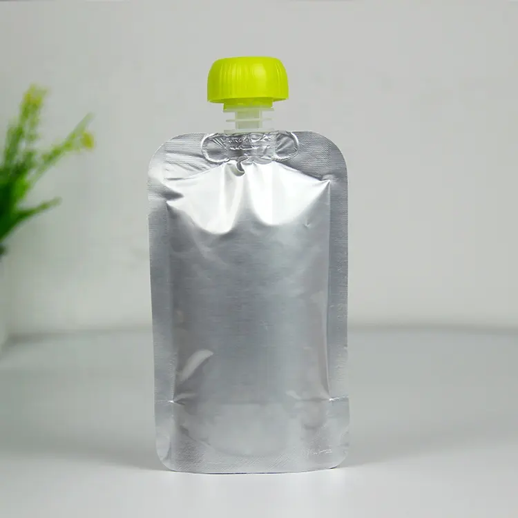Sacola reciclável impermeável para cosméticos, saco de embalagem para bebidas de alimentos