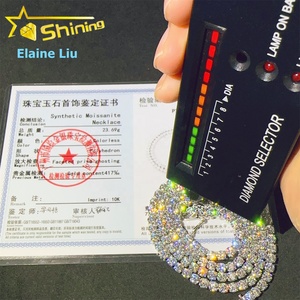 Gioielli Raffinati, <span class=keywords><strong>Collana</strong></span> Tennis Hip Hop in Oro 10K Personalizzata 4mm <span class=keywords><strong>con</strong></span> Diamanti Moissanite VVS - Product Image 5