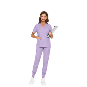 Ensembles d'uniformes de gommage de haute qualité colorés hommes et femmes costumes de gommage médical unisexe vente en gros soins infirmiers gommages livraison par l'usine - Product Image 2