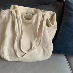 Bolsa de Mano de Lona de Algodón de Gran Capacidad, Bolsa de Compras Casual Reutilizable para Mujer - Product Image 3