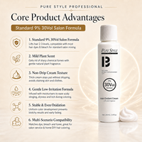 Purestyle - Crema Oxidante Profesional para el Cabello, Coloración Natural, 6% 9% Peróxido, Crema Oxigenante para el Cabello