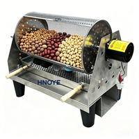 Machine commerciale à torréfier les noix au gaz, tambour rotatif à air chaud de 10 kg pour noix de cajou et arachides