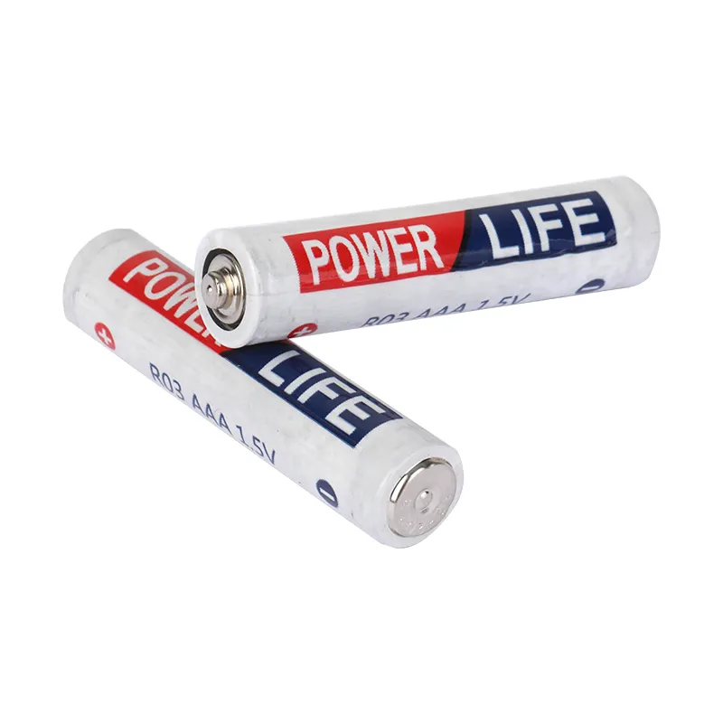 Power life-pilas AA R6 UM3 de carbono y zinc seco, pilas AA para luz de flash