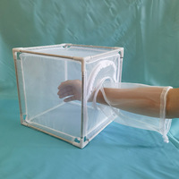 Cage d'élevage d'insectes pliable de luxe pour terrarium d'insectes en maille ultra-fine pour l'observation des chenilles