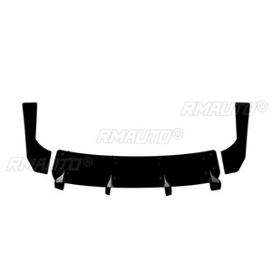 สำหรับ Audi A3 S3 8V Hatchback 2017-2020 ชุดแต่งกันชนหลัง ดิฟฟิวเซอร์ สปลิตเตอร์  ฝาครอบป้องกันกันชน  อุปกรณ์เสริม - Product Image 6