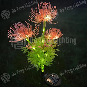 Luz Decorativa LED con Forma de Lirio Araña, Alimentada por Energía Solar, Impermeable IP65, para Paisajes y Decoración Navideña - Product Image 4