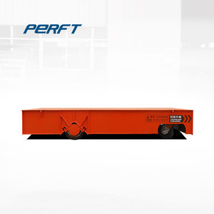Carro de Transferencia Eléctrico sin Rieles, Carro Plano con Ruedas de Goma Direccionables para Transporte de Bobinas/Moldes de Acero 360 °   Rotación y Personalización - Product Image 6
