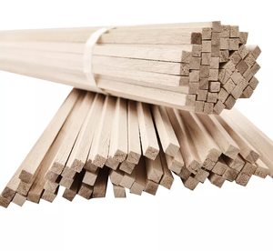 Tốt Nhất Precio De Madera De Bán Buôn <span class=keywords><strong>Balsa</strong></span> Gỗ Tấm 1Mm 1.5Mm Vòng Bạch Dương Bằng Gỗ Thanh Vuông - Product Image 1