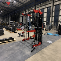Máquina Smith MRD, Entrenador Funcional, Power Rack, Cable Crossover, Multi Gimnasio, Estación de Entrenamiento de Fuerza para el Hogar
