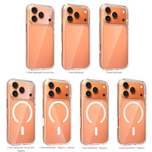 Clear Scratch-Resistant 2-in-1 Phone Case for iPhone 17 Series Factory Direct Shockproof Magnetic Cover Bulk Supply - Product Image 2