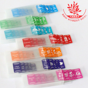 <b>Microscope</b> Accessories Slides, Colorful Specimen Slides Set, Plant and Animal Cell Glass Slides, 35 Types of Specimen Sections - Product Image 2