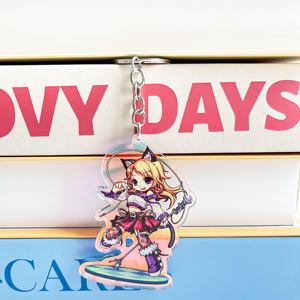 Fábrica haz tu propio llavero logotipo personalizado dijes acrílicos impresos llaveros epoxi plástico dibujos animados Anime llavero personalizado - Product Image 5
