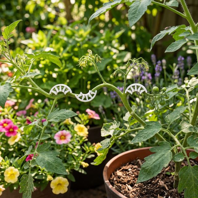 Classic Style PP Plant Stem Support Clips Wholesale Low Stress Training Trellis Clamps for Home & Garden