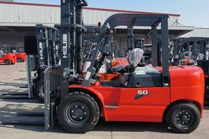 รถยกแบบถ่วงดุลขนาด<span class=keywords><strong>5</strong></span>ตันรถยกยางคู่หน้ารถ CPCD50ดีเซลพร้อมส้อม - Product Image 2