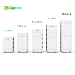 Dyness Tower 192v 10kw 14kWh 20kWh Home Stack Lithium Ion Battery IP54 High Voltage Bms Lifepo4 Battery For Home Energy Storage