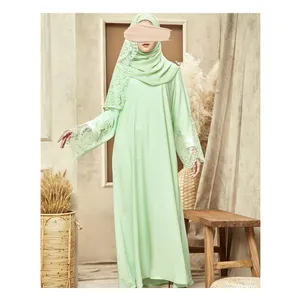 SIPO Eid Al-Adha 공장 직접 이슬람 의류 유바기도 Kaftan Abaya 이슬람 이슬람 여성 이브닝 드레스 Muslimah