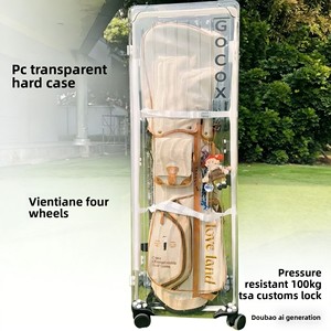 Maleta de <span class=keywords><strong>Golf</strong></span> de Alta Gama con Carcasa Rígida, Ruedas Giratorias, Candado TSA, Impermeable y Antirrobo para Viajes en Avión - Product Image 3