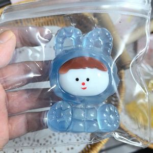 2025 NEW Viral Jelly Bunny <b>Squishy</b> Toy-Soft TPR Stress Relief Quiet Fidget Gift for Teens&Adults Pocket-Sized Therapy - Product Image 3