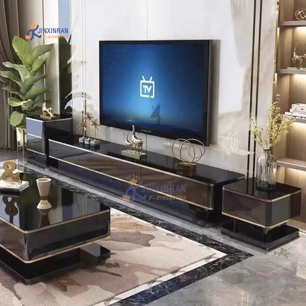 latest design fancy tv stand home media console tv stand tv cabinet for living room