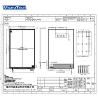 Écran LCD TFT Microtech 9,7 Pouces 1536*2048 Remplaçable, Afficheur Interne pour iPad 3/4 avec 16,7M Couleurs, Interface MIPI, Sans Tactile