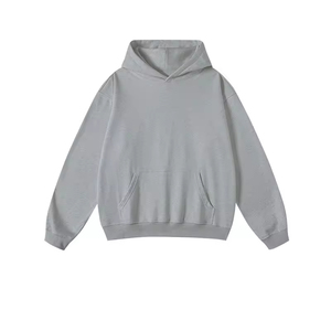 <b>Men's</b> Hoodies Sweatshirts Heavyweight <b>Pullover</b> Streetwear 100% Cotton Puff Printing Custom Oversized Hoodie for <b>Men</b> - Product Image 4