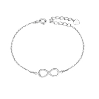 Bracelet chaîne minimaliste en argent 925