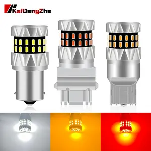 2023new Led Signal Light Turn Brake Light Reversing Light T15 T20 T25 S25 1156 1157 3030 42smd Led Canbus P21w Car Led Bulb