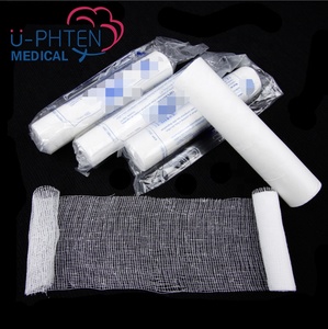 Rolo de bandagem gaze 100% algodão descartável, preço de fábrica w bandagem - Product Image 2