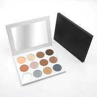 Maßgeschneiderte Flash-Lidschattenpalette Wasserfeste Lidschattenpalette mit Hoher Farbwiedergabe Reine Matte Lidschattenpalette für Make-up