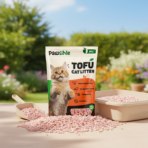 Litière pour <span class=keywords><strong>chat</strong></span> en tofu en gros, de haute qualité, à base de plantes, facile à nettoyer, granulés robustes, diverses saveurs, biodégradable - Product Image 1
