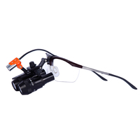 Loupes chirurgicales dentaires portables MF6.0x, loupes réglables avec lumière LED 191 Kepler 6.0X