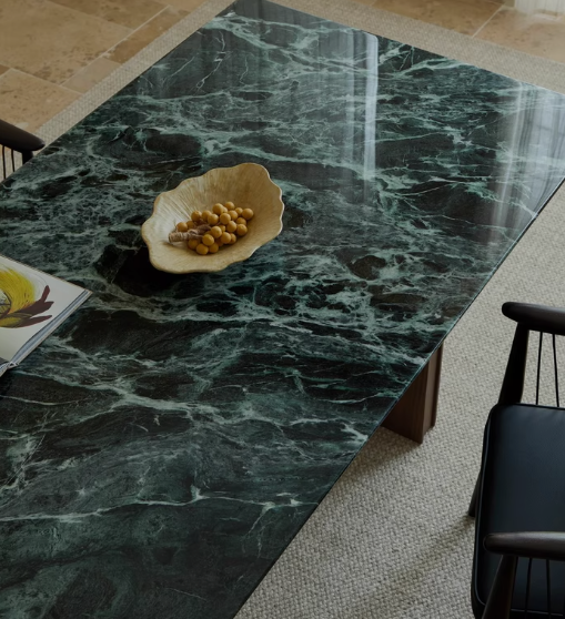 Premium French Luxury Dining Table Set – Modern Steel & Marble Extendable Dining Table for Luxury Villas & Elegant Homes - View 2