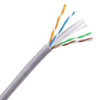 Câble réseau Cat6 haute vitesse 23 AWG en cuivre pur, câble de données Internet LAN Ethernet 4 paires UTP Cat 6, câbles de communication 305 m en boîte