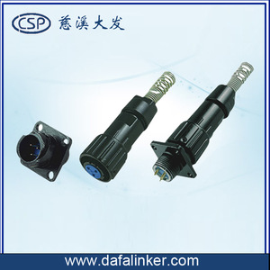 Conector Circular CSP FQ14 de 2, 3 y 4 Pines, Impermeable, Conexión Rápida, Inserción Recta, Plástico PBT, Uso Electrónico - Product Image 3