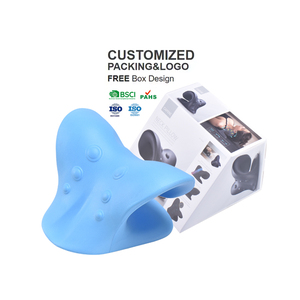 Masajeador personalizado para cuello, cervicales, hombros, soporte de tracción, almohada quiropráctica, camilla para alivio del dolor - Product Image 1