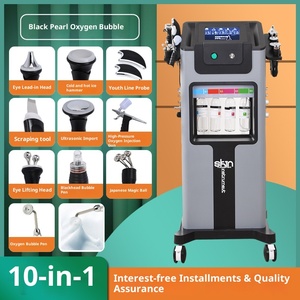 เครื่องมือทำความสะอาดผิวหน้า 10-in-1 แบล็คเพิร์ล สร้างฟองขนาดเล็กและใหญ่ ด้ามจับโลหะ - Product Image 6