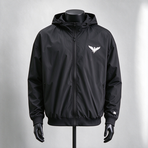Giacca a Doppio Strato <span class=keywords><strong>di</strong></span> Alta Qualità <span class=keywords><strong>con</strong></span> <span class=keywords><strong>Cerniera</strong></span>, Stampa Serigrafica su Denim Pesante, Antivento, <span class=keywords><strong>con</strong></span> Bottoni, Giacche da Uomo ad Asciugatura Rapida - Product Image 4