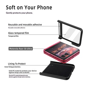 Funda para Teléfono Plegable <span class=keywords><strong>Motorola</strong></span> <span class=keywords><strong>Razr</strong></span> 60 Razr50, Material de PC, Resistente a Impactos, Moldeo por Inyección, Funda Protectora - Product Image 4