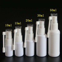 Flacons pulvérisateurs cosmétiques 10ml 15ml 20ml 30ml 50ml, design trompe d'éléphant, rotation à 360 degrés, pulvérisation directe, pour sprays buccaux avec couvercle
